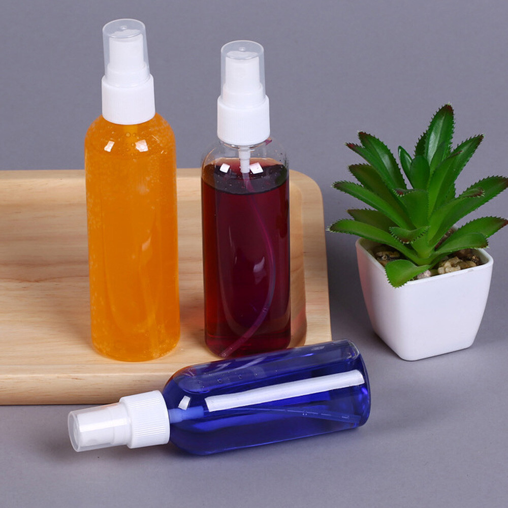 30/60ML Travel Spray Bottle Plastic Transparent Perfume Empty Atomizer USA