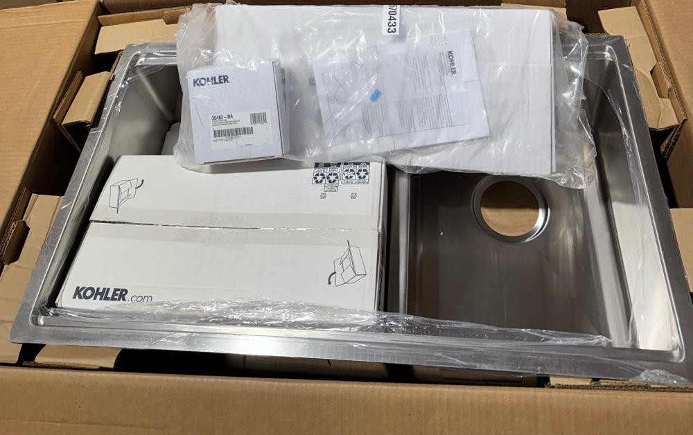 Kohler 33664-PC-NA Strive 32" Undermount Double Basin Kitchen Sink*READ*