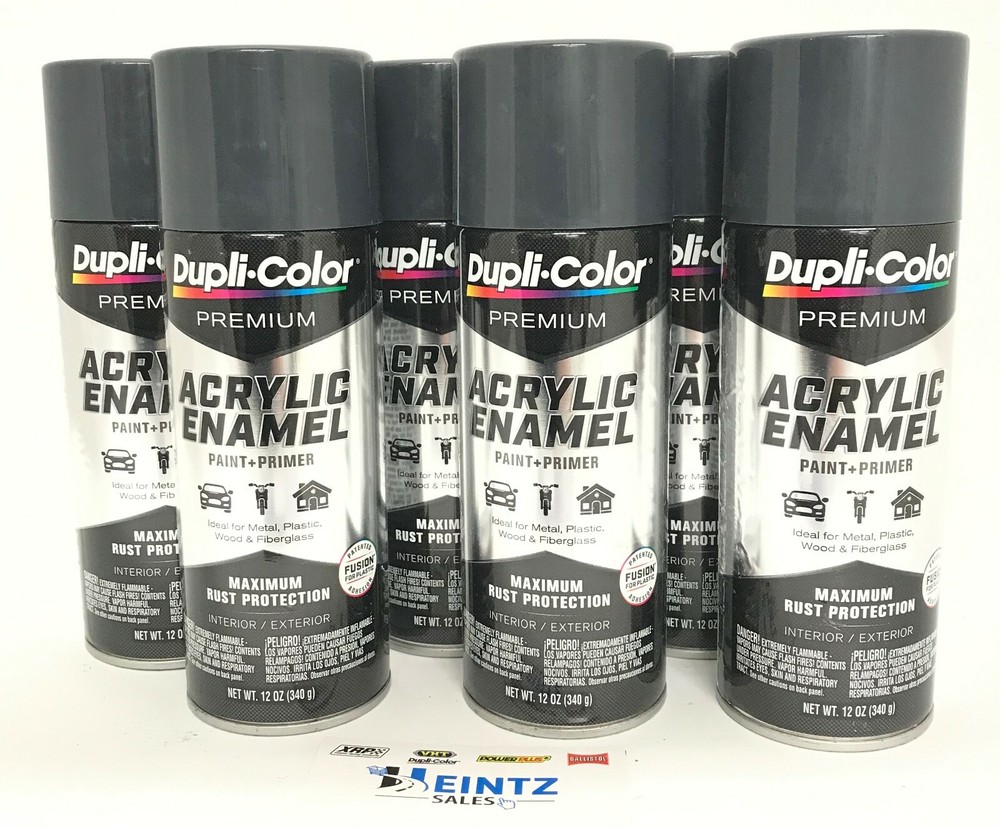 Duplicolor PAE108-6 PACK GUNMETAL Premium Acrylic Enamel - Max Rust Protection