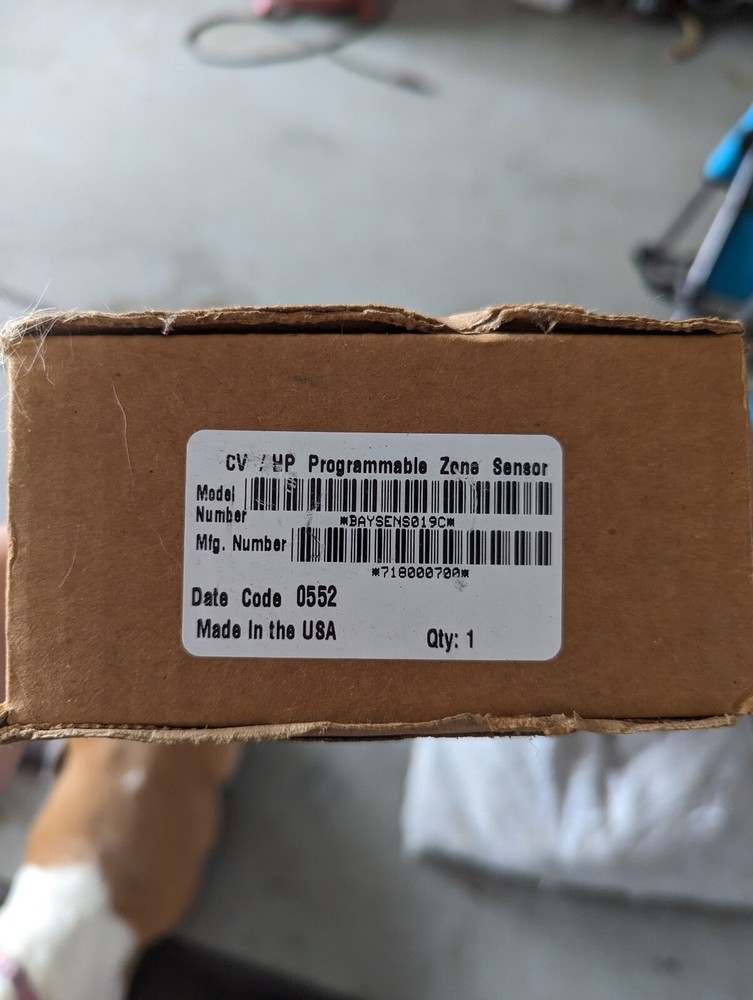 Trane SEN01289 SENSOR, PROGRAMMABLE ZONE, CONSTANT VOLUME/HEAT