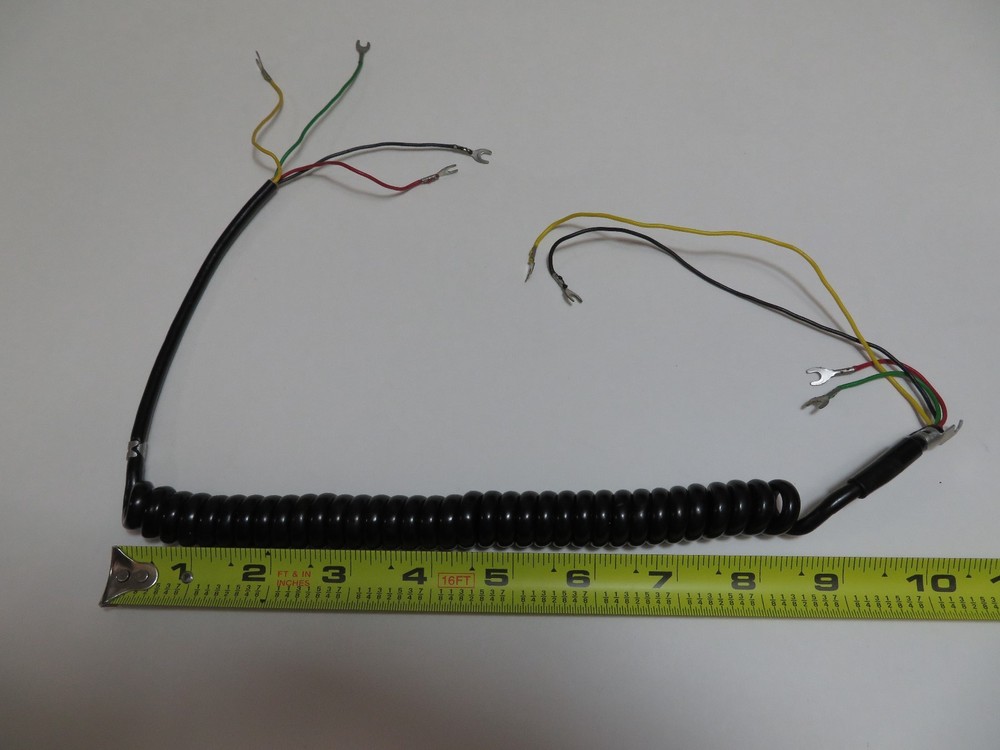 Automatic Electric telephone coil handset cord original AE80