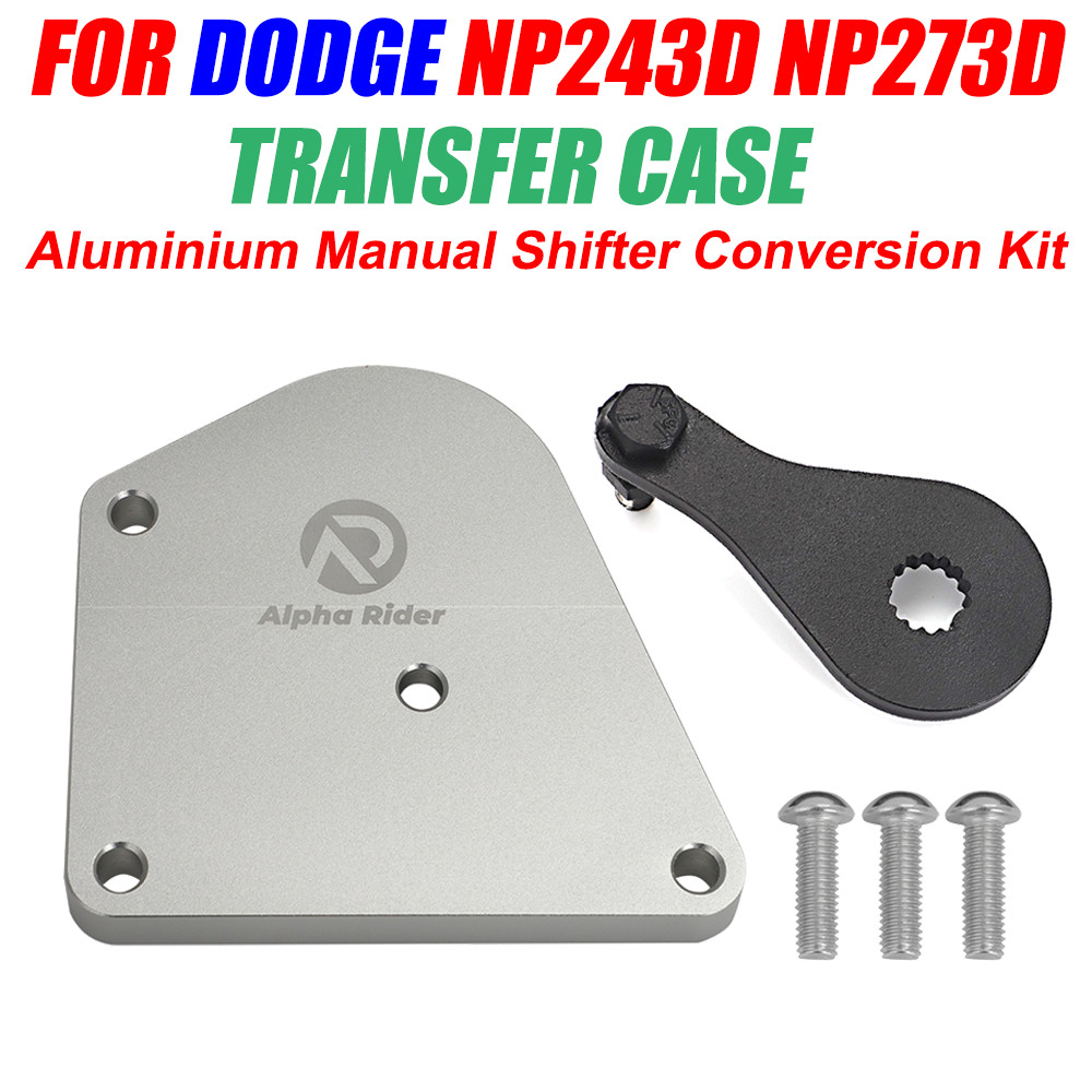 For NP243D NP273D Dodge Transfer Case Manual Shift Conversion Aluminium Kit