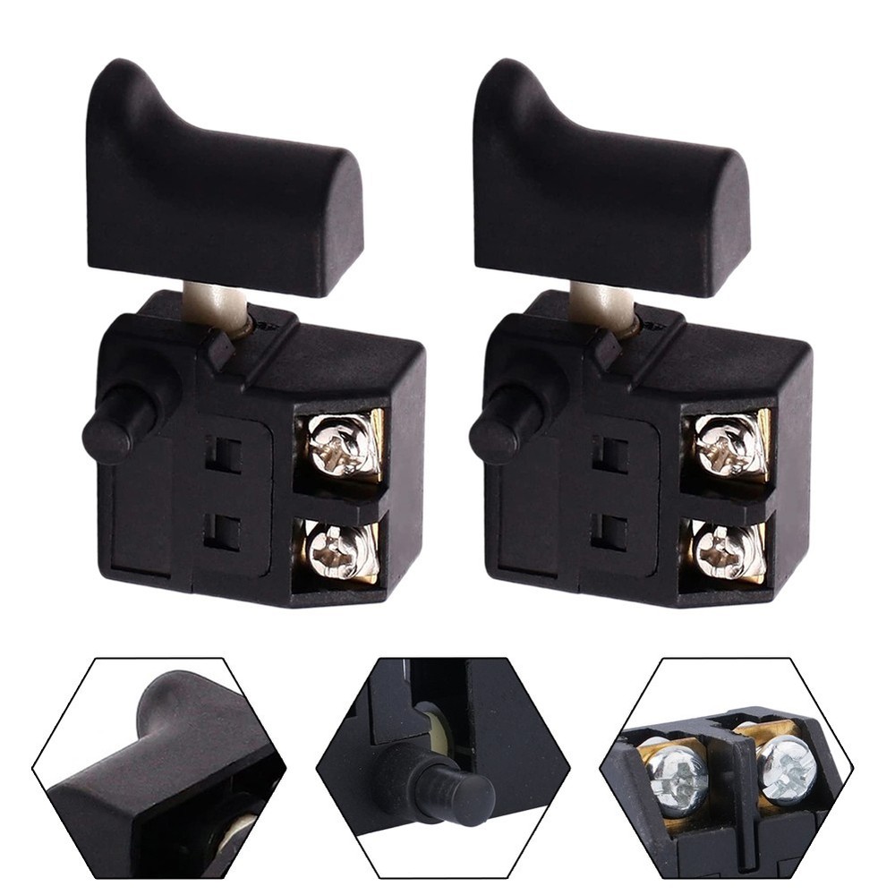 2?? Speed Regulating Switch 250V Trigger Button Switch for Electric Drill Planer