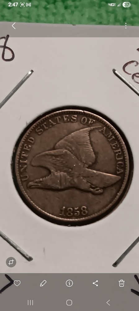 1858 Flying Eagle Cent Combo (Large & Small Letters)