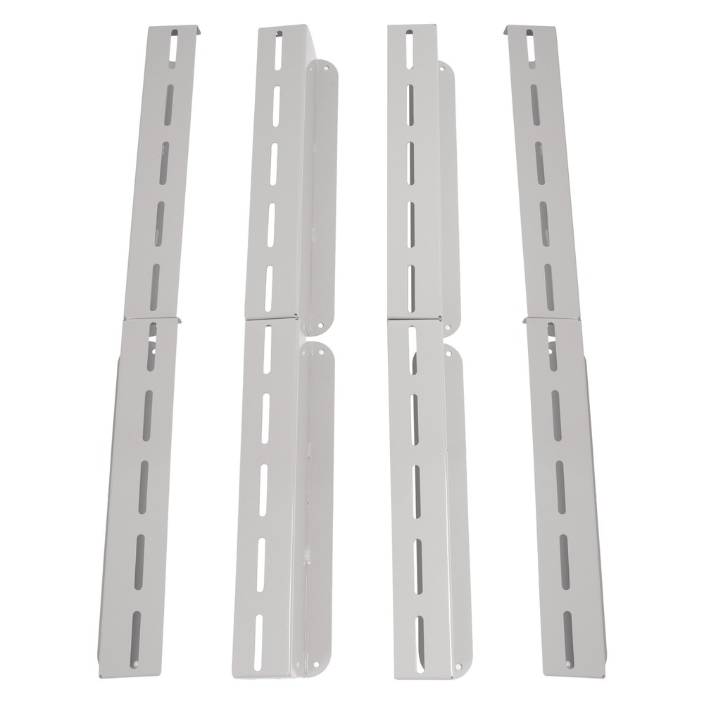 8PC(6 Bins) Overhead Ceiling Storage Bin Rack for Garage Organization - Gray