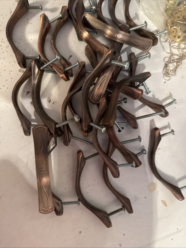 Draw Pulls Brushed Brass Set Of 27