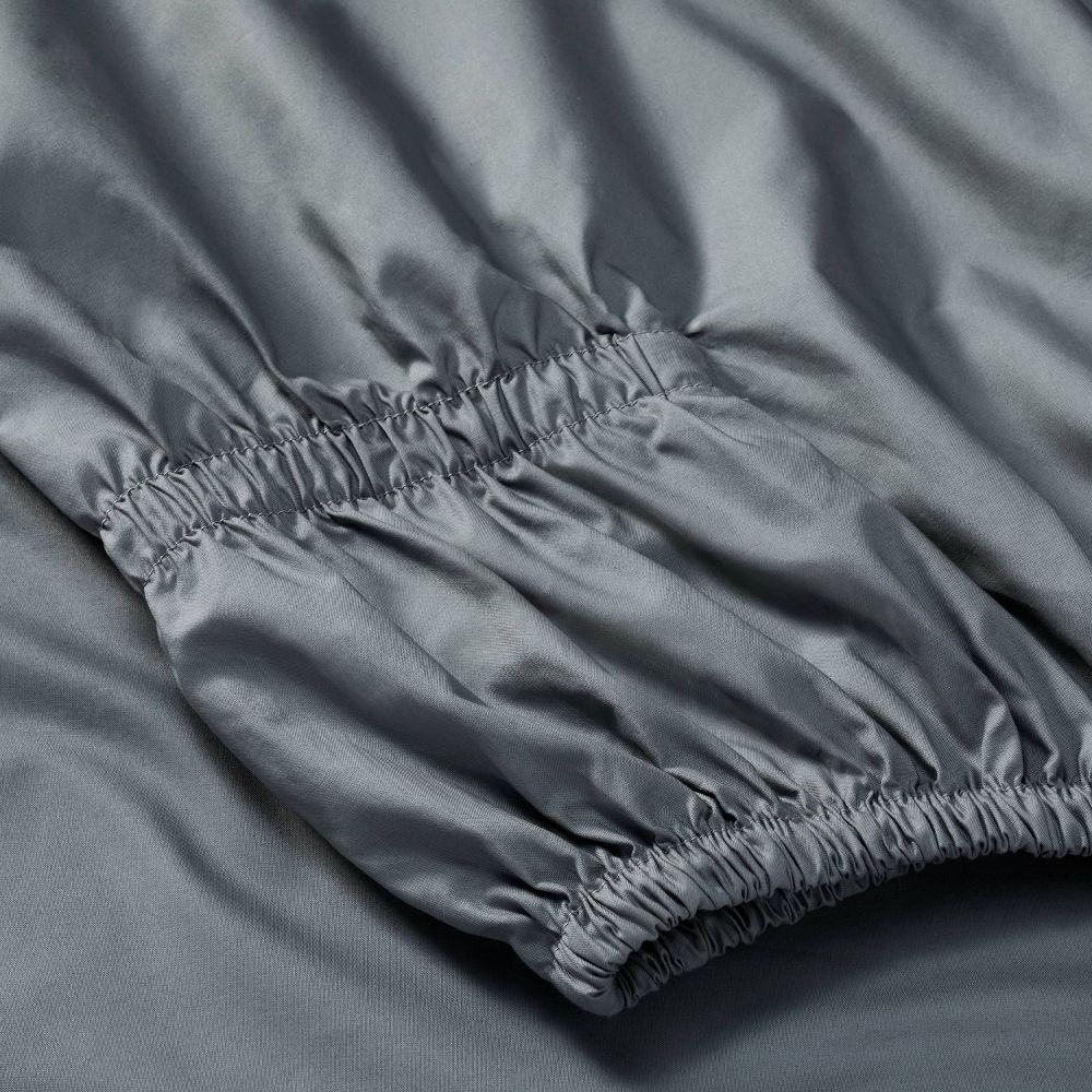 Queen 400 Thread Count Percale Sheet Set Mineral Blue - Casaluna