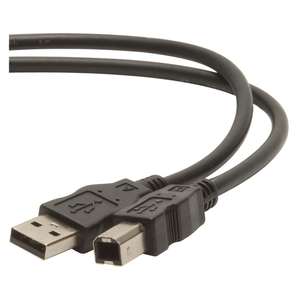 USB 2.0 Cable A to B Black 3m (10 ft.)