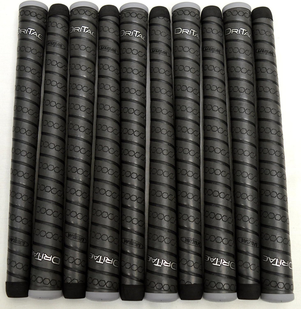 10  Dri-Tac Wrap Oversize Dark Gray Grips - 18257