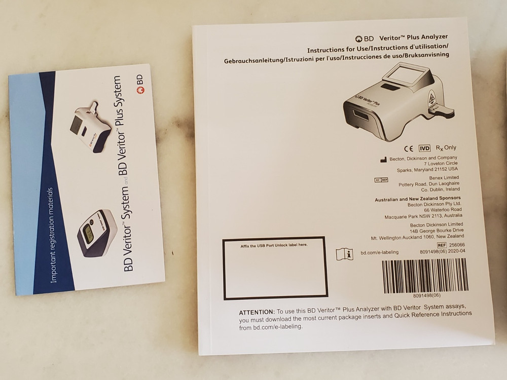 BD Veritor Plus REF 256066 New in Box rapid diagnostic testing
