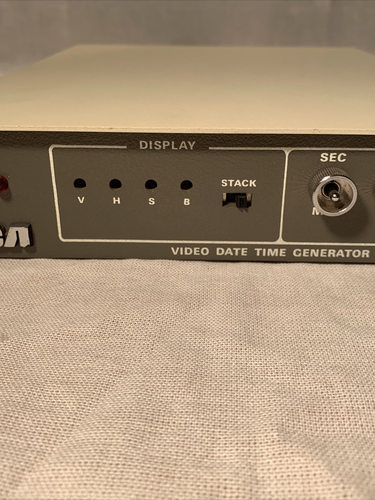 Vintage RCA Video Date Time Generator