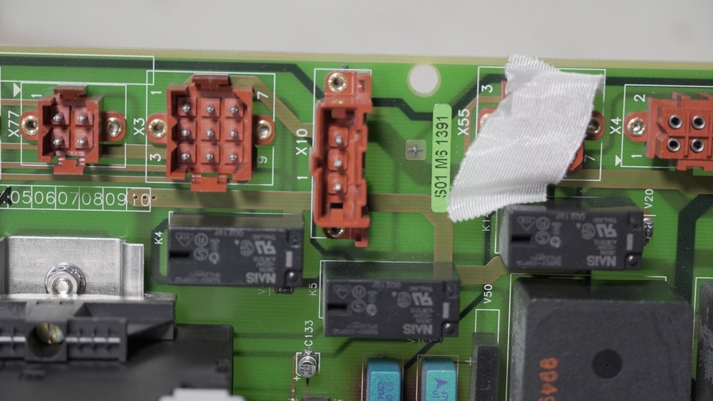 Siemens 5658906 D160 switch on circuit board, Multix
