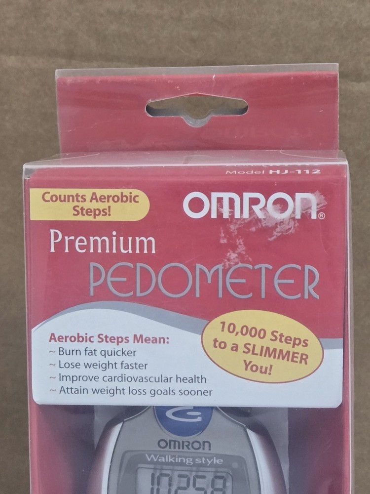 Omron Premium Pocket Pedometer Dual Sensor Tech SEALED 2004