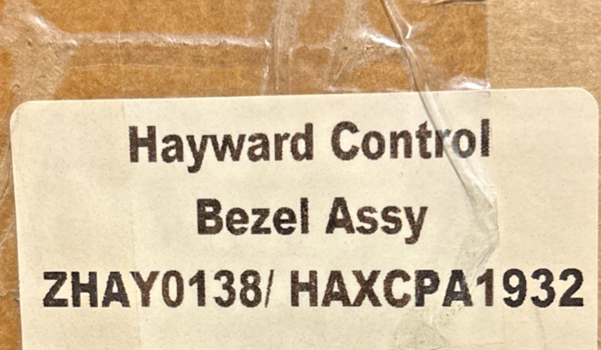 HAXCPA1932 OEM Hayward Control Bezel Assembly for ED2 Heater  BRAND NEW