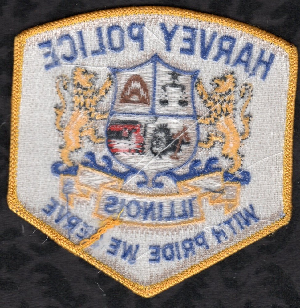 Harvey Illinois Police Shoulder Patch