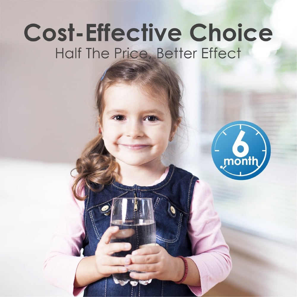 Waterdrop DA97-17376B Replacement for Samsung Refrigerator Water Filter, 4 Pack