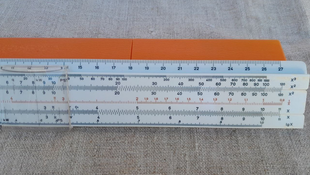 Vintage. Logarithmic ruler. USSR