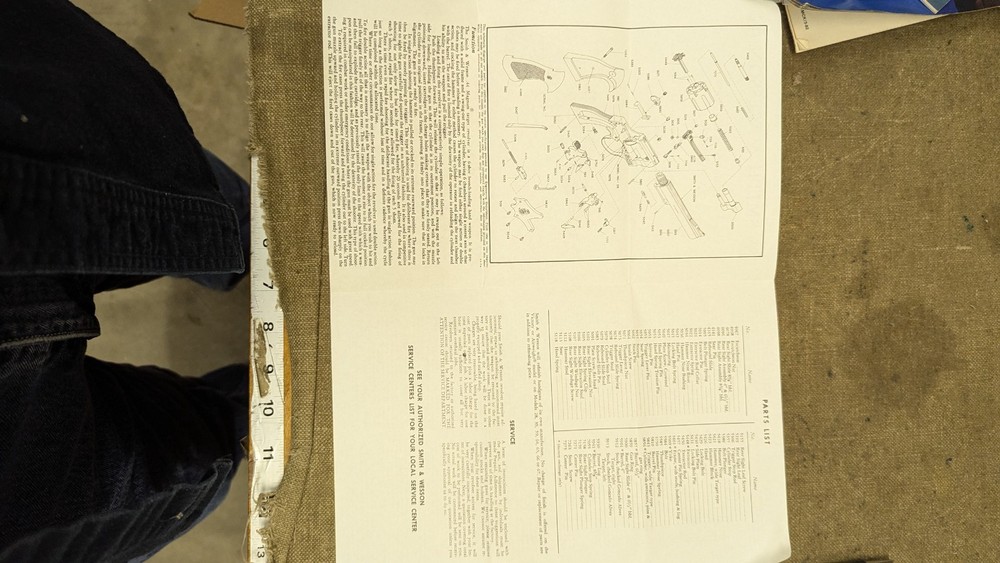 Instruction Manual, Smith & Wesson 29 Manual