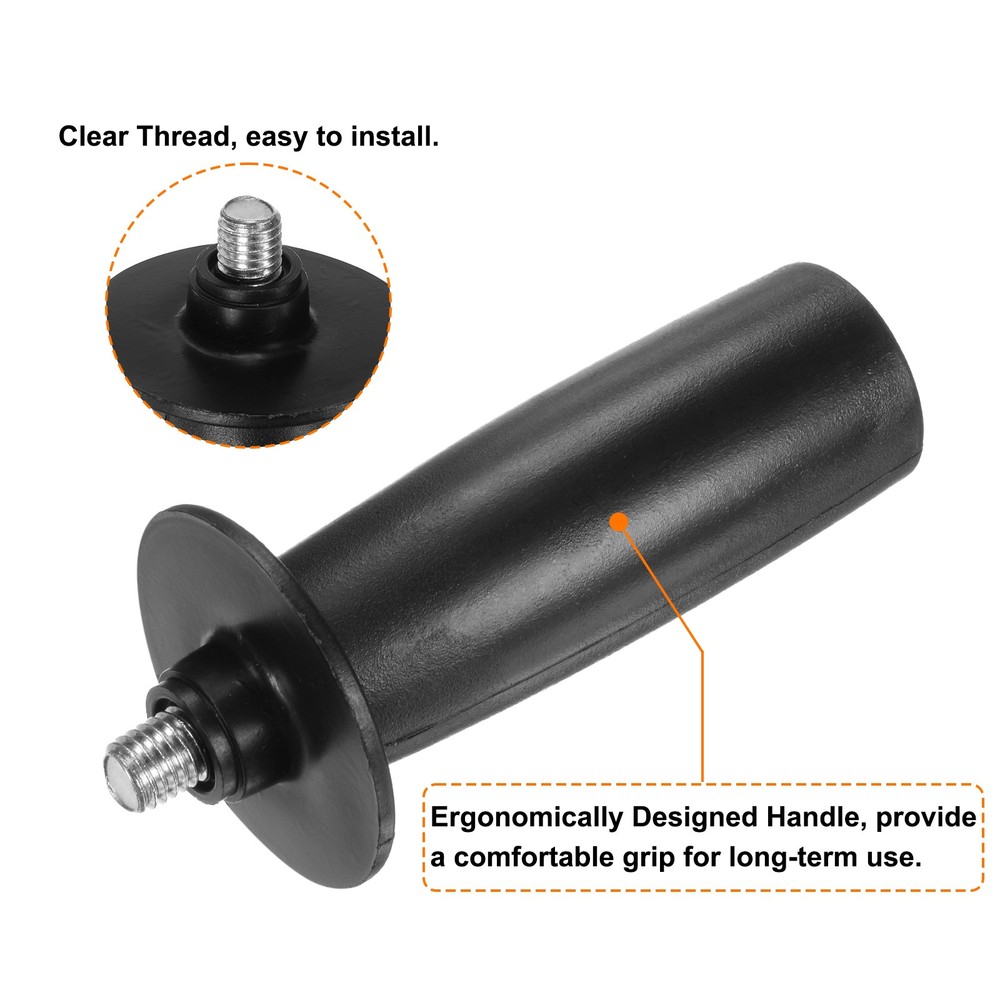 2pcs Side Handle 10mm Thread Plastic Grinder Handle Replacement