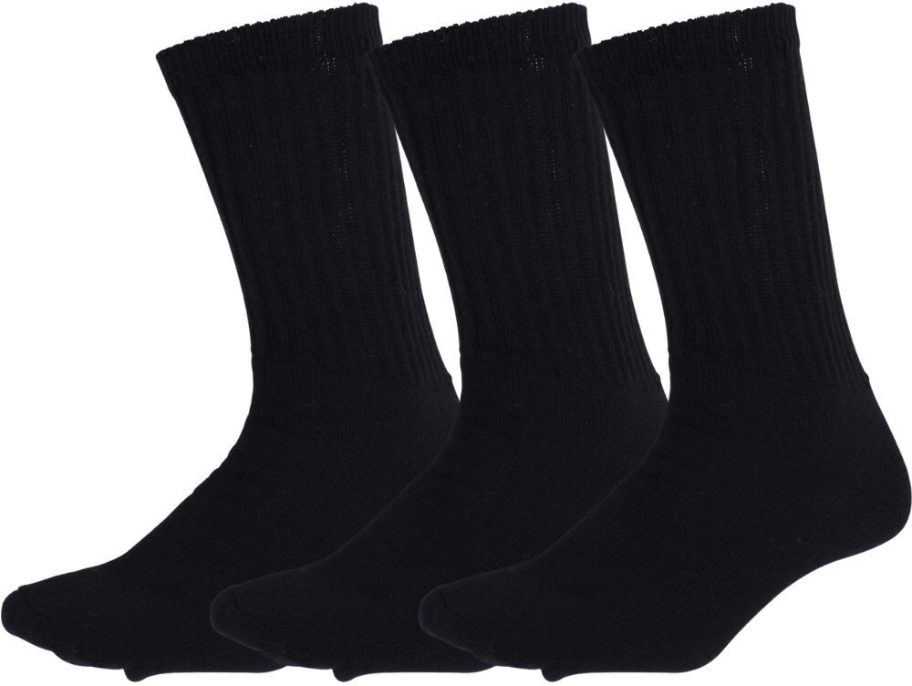 Athletic Crew Socks 3-Pack | Durable, Comfortable Physical Training US-Made