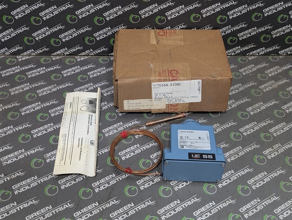 NEW United Electric E55A-E23BC Temperature Switch with Probe