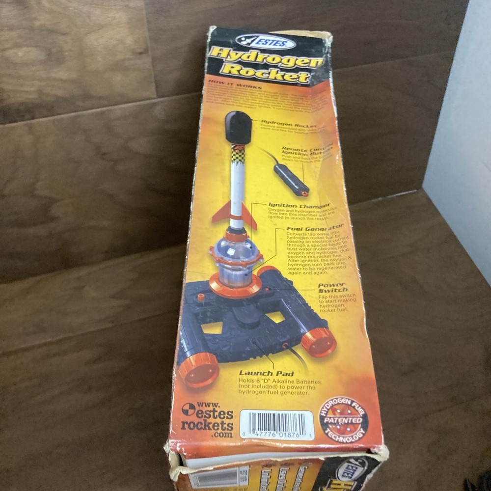 Estes Hydrogen Rocket Kit - New In Opened Box