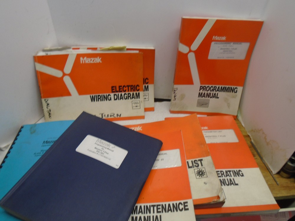 Mazak Manuals dual turn