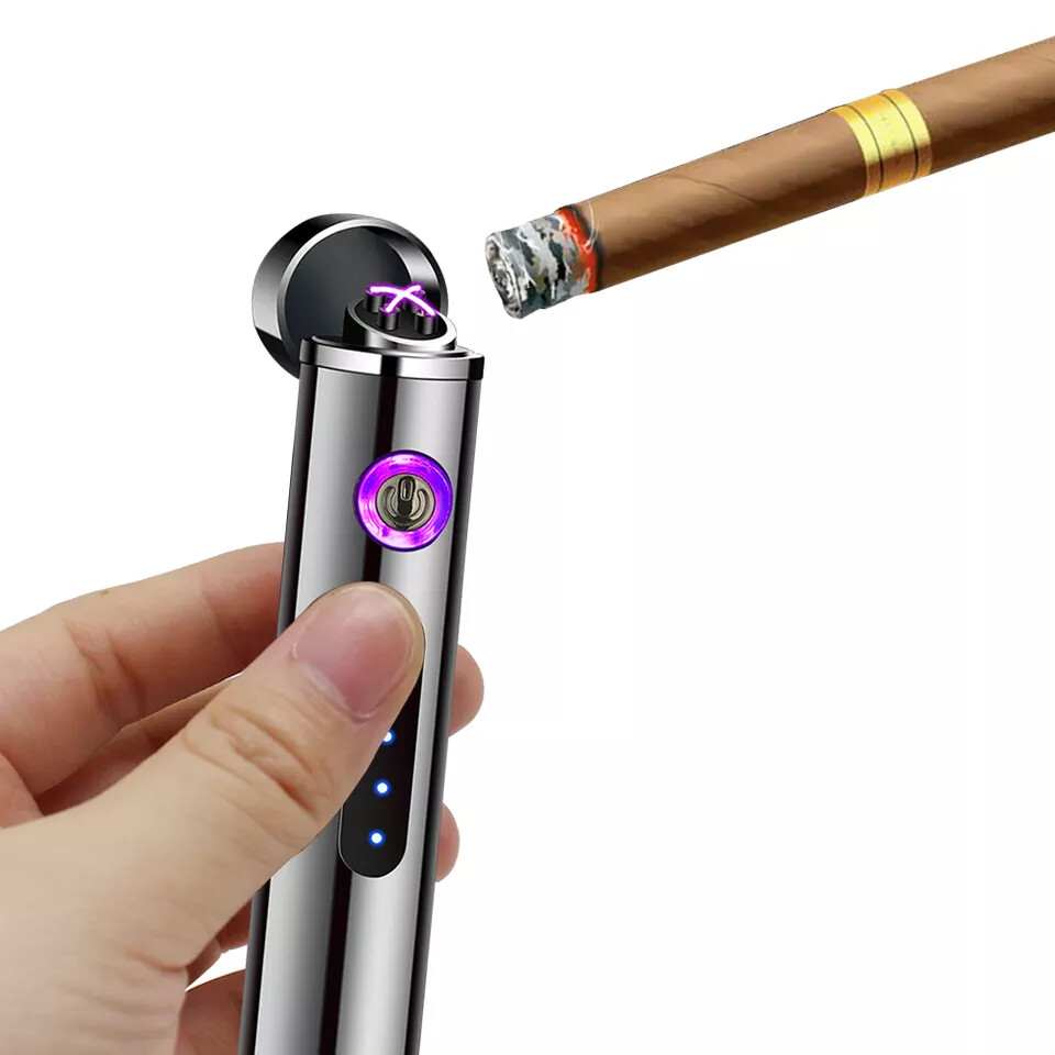 Dual Arc Plasma Electric Lighter USB Rechargeable 2022
