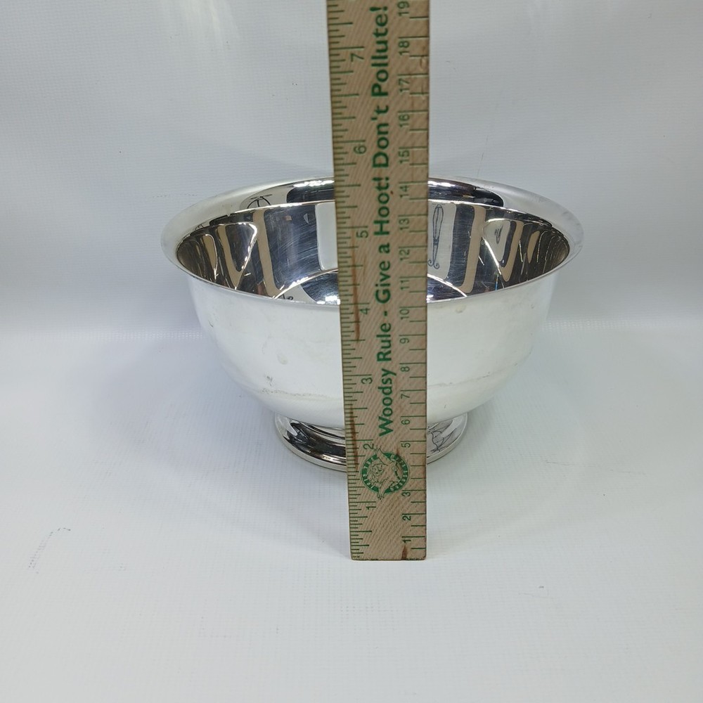 Webster Wilcox International Silver Co. 7-inch Footed Bowl 33677