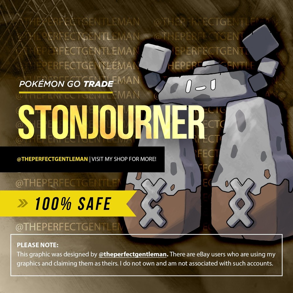 Stonjourner Pokemon #874 GO