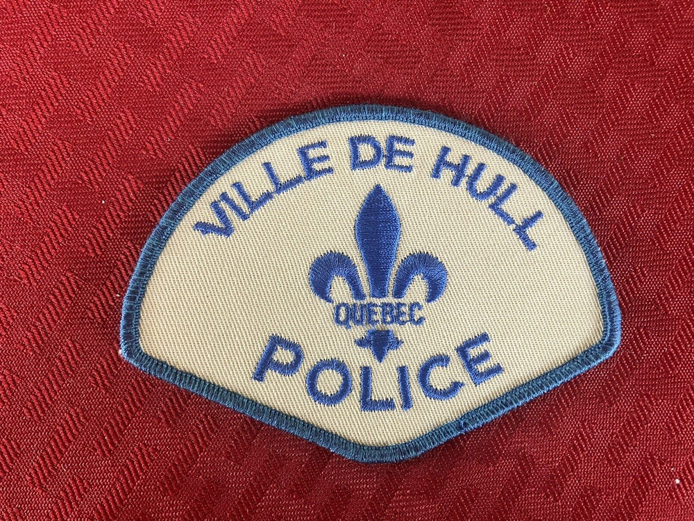 Ville De Hull Quebec Police Patch--Free Ship