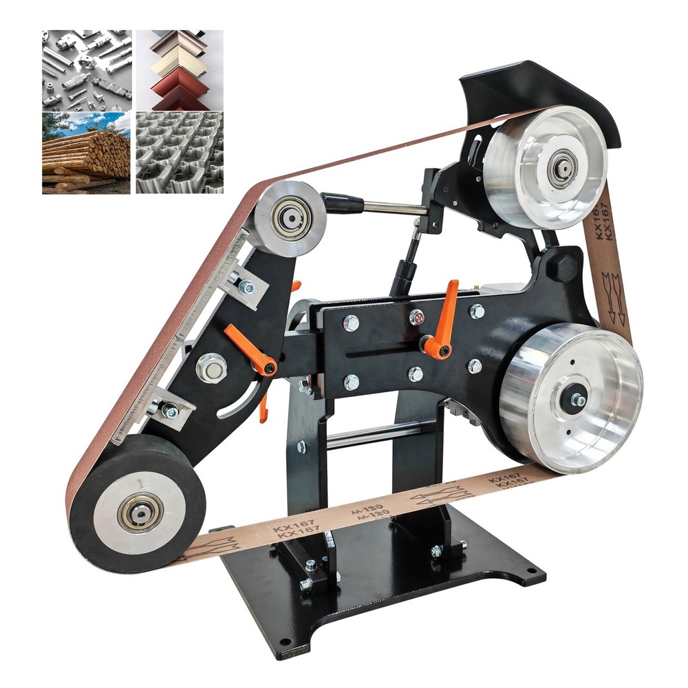 Multi-function Variable Speed Belt Sander Grinder Polisher Equipment 71"×2" 220V