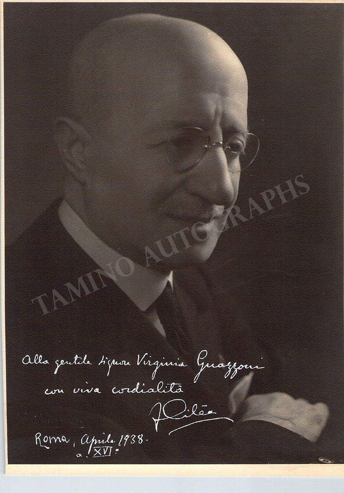 Cilea, Francesco - Signed Photograph 1938