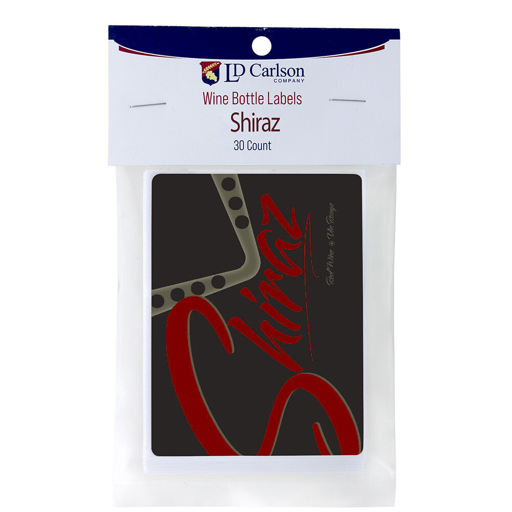 Shiraz Wine Labels 30/Pack Varietal Collection