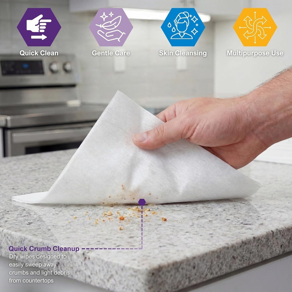 Disposable Washcloths, High Absorbency