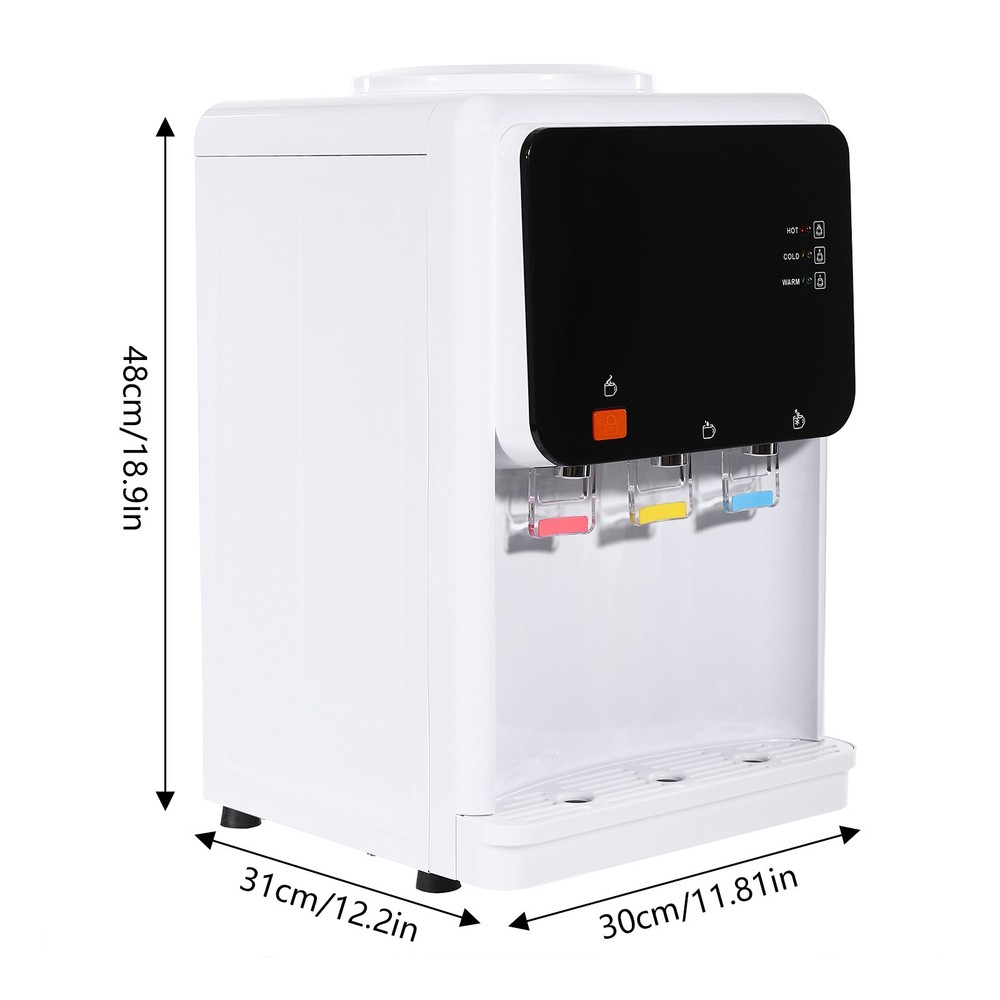 Top Loading Countertop Water Dispenser Hot Cold Water Cooler Drinking Machine