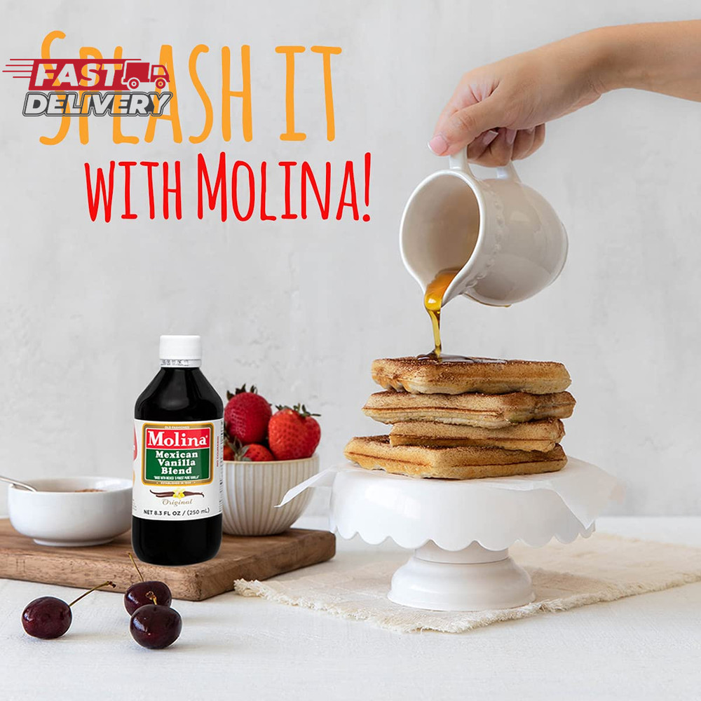 Molina Mexican Vanilla Blend Extract - Original, 8.3 Fl Oz