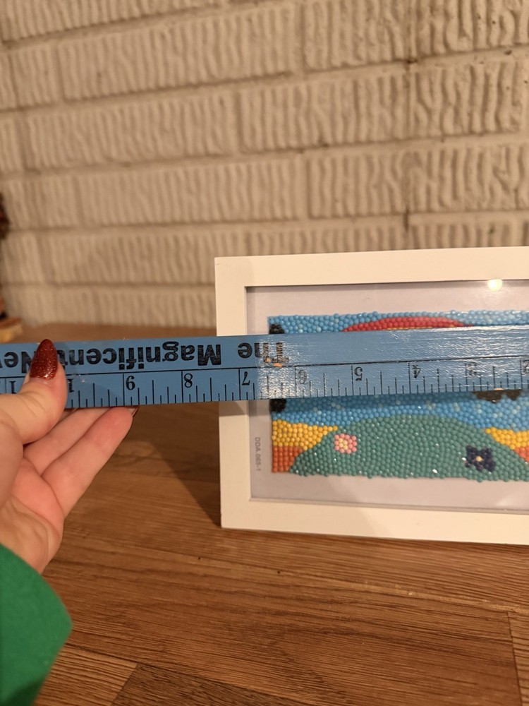 Diamond Art Rainbow In Frame