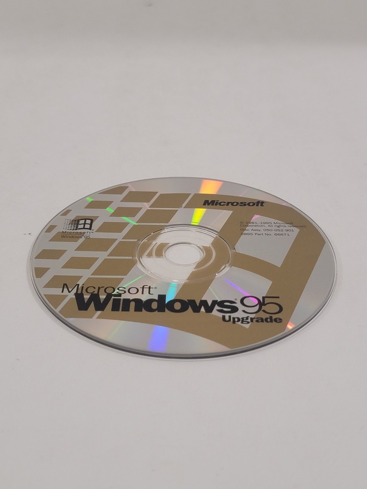 MIcrosoft Windows 95 Upgrade CD - DISC ONLY - No Product Key