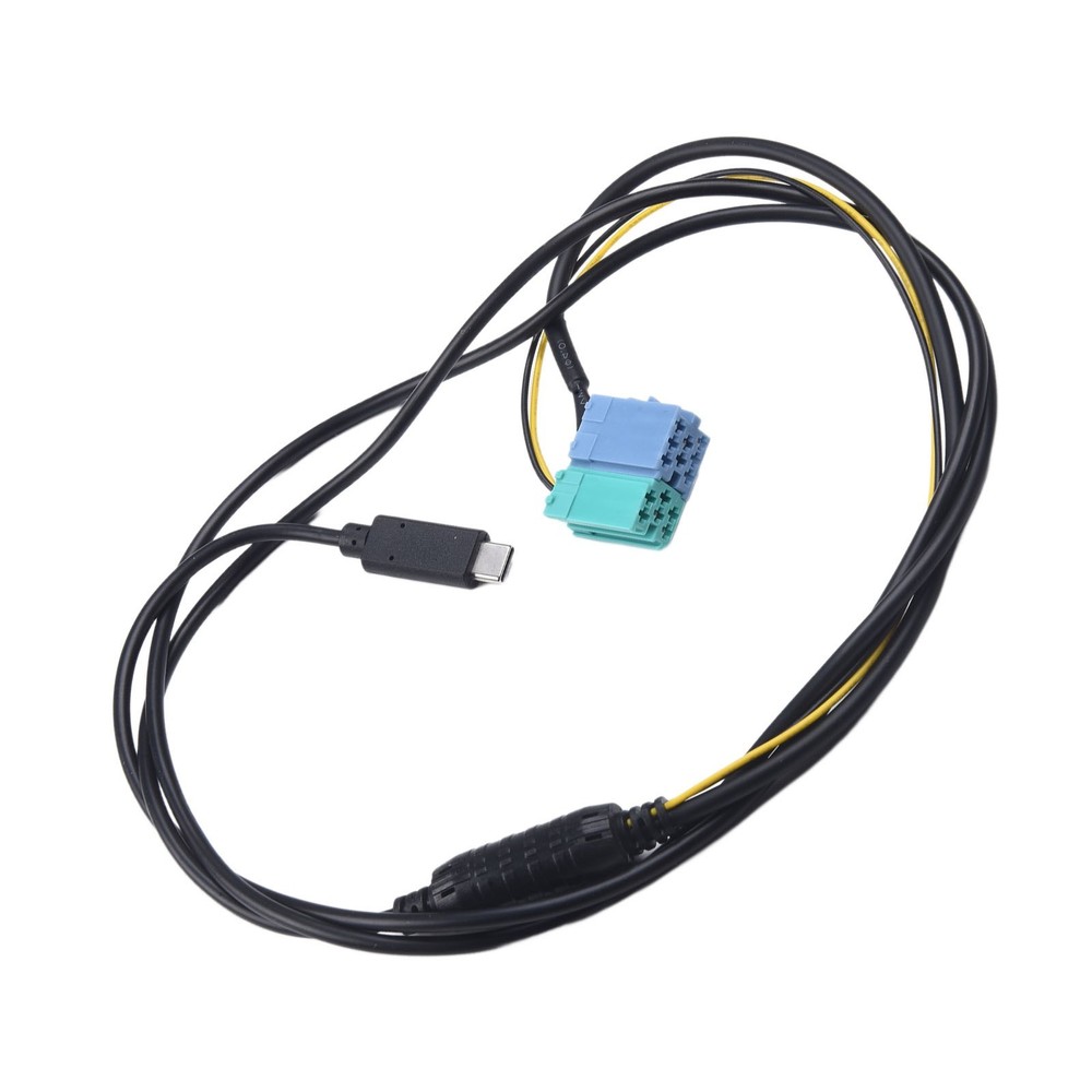 For BECKER Audio CD Player TYPEC Audio Input Cable AUX Audio+Charging Cable
