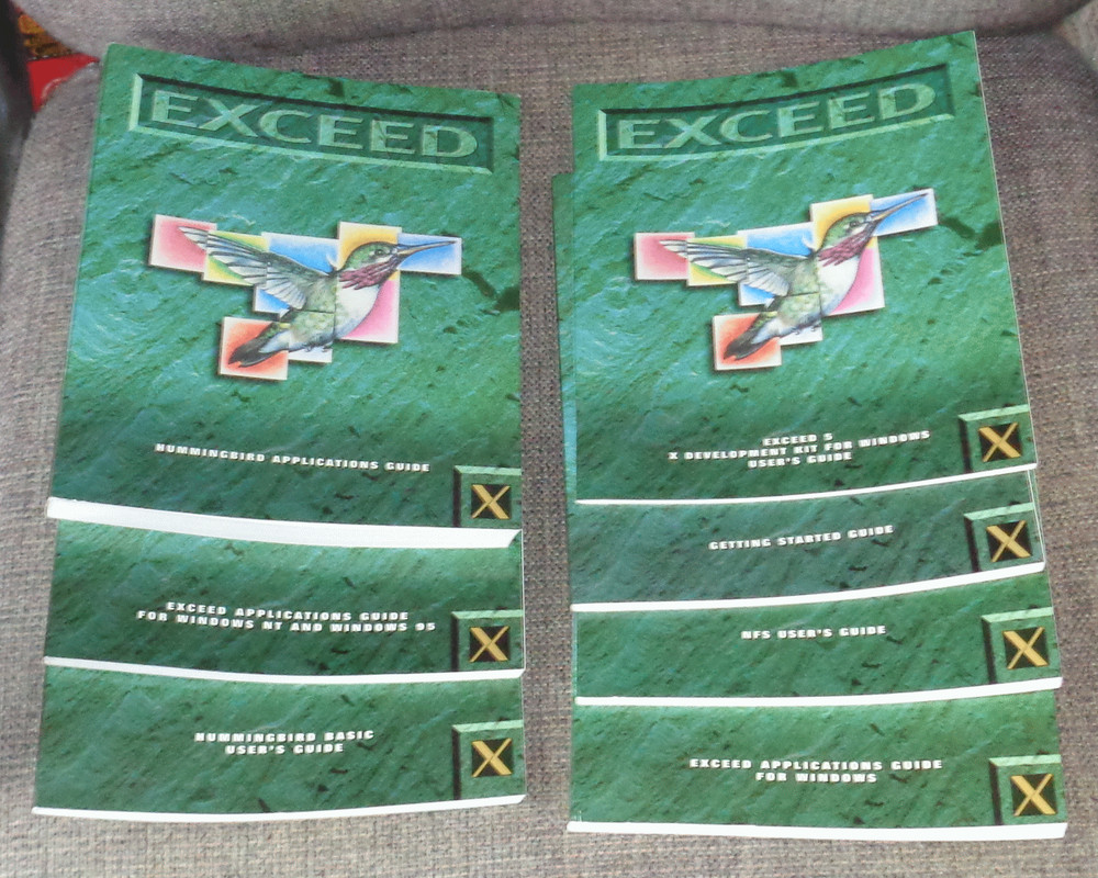 Hummingbird Exceed V6 1997 PC X Server - Vintage Host Access Windows Software