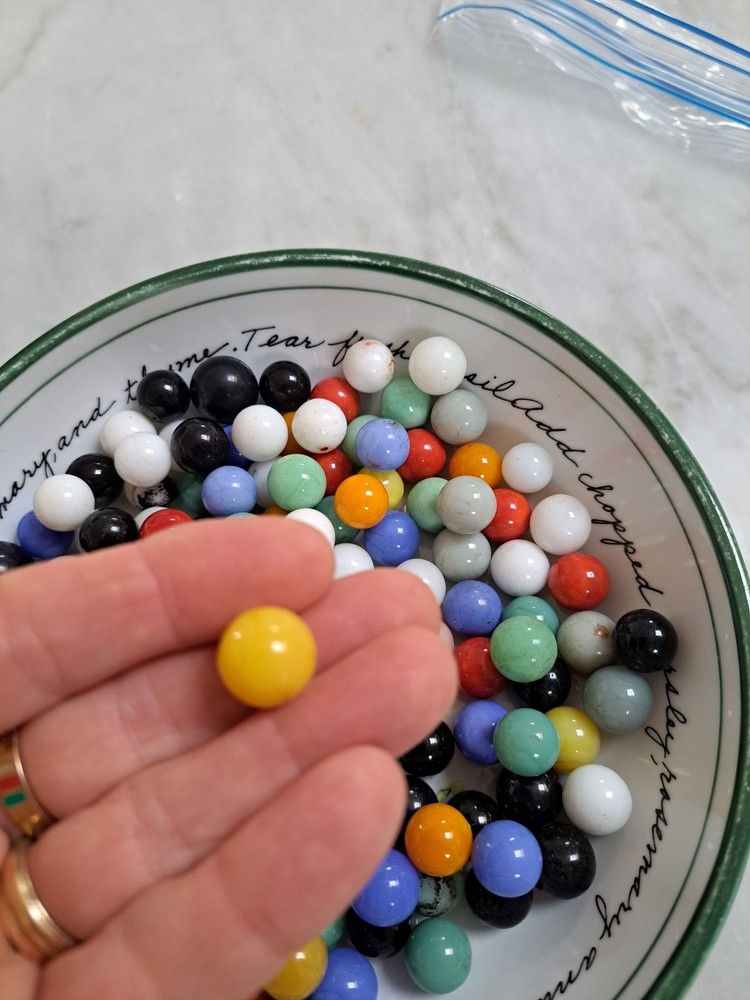 Pack Lot More Then Lb Mixed Marbles