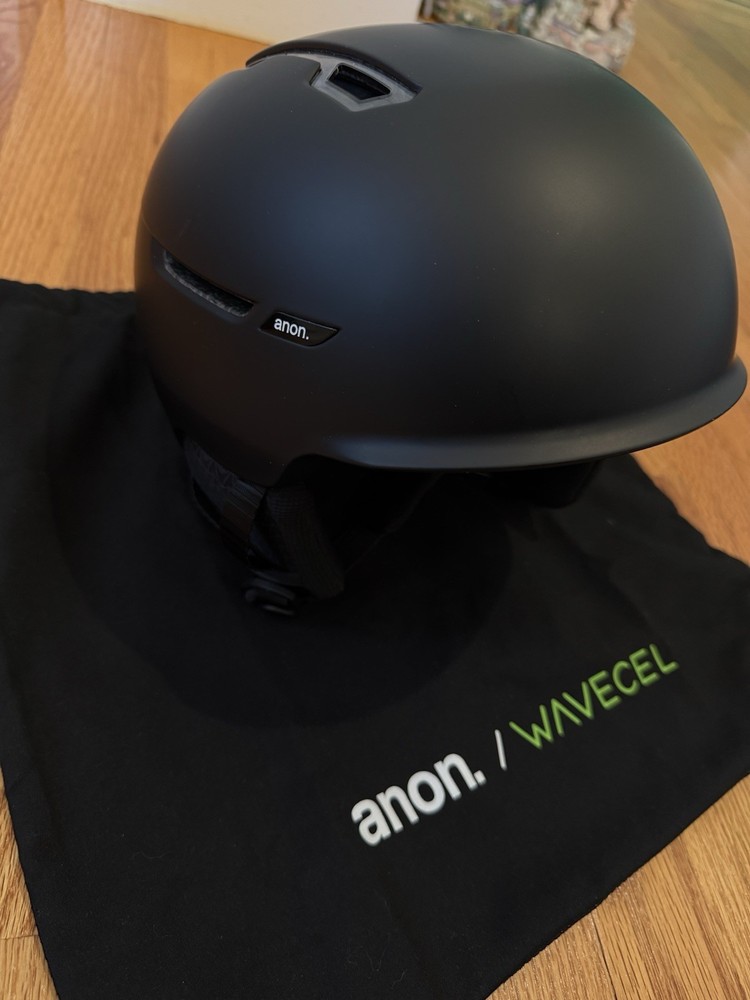 anon. Logan WaveCel Black Large Helmet Adjustable BOA Fitting Ventilation