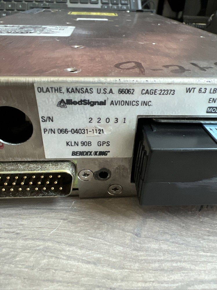 BENDIX KING KLN 90B TSO GPS Unit w/ Nav Data Base