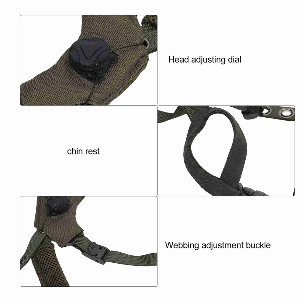 (OD Green)Adjustable Dial Suspension System Chin Strap Helmet Accessories FF