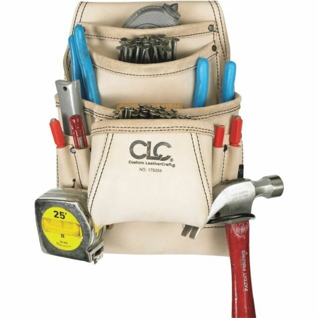 CLC 10-Pocket Nail/Tool Bag