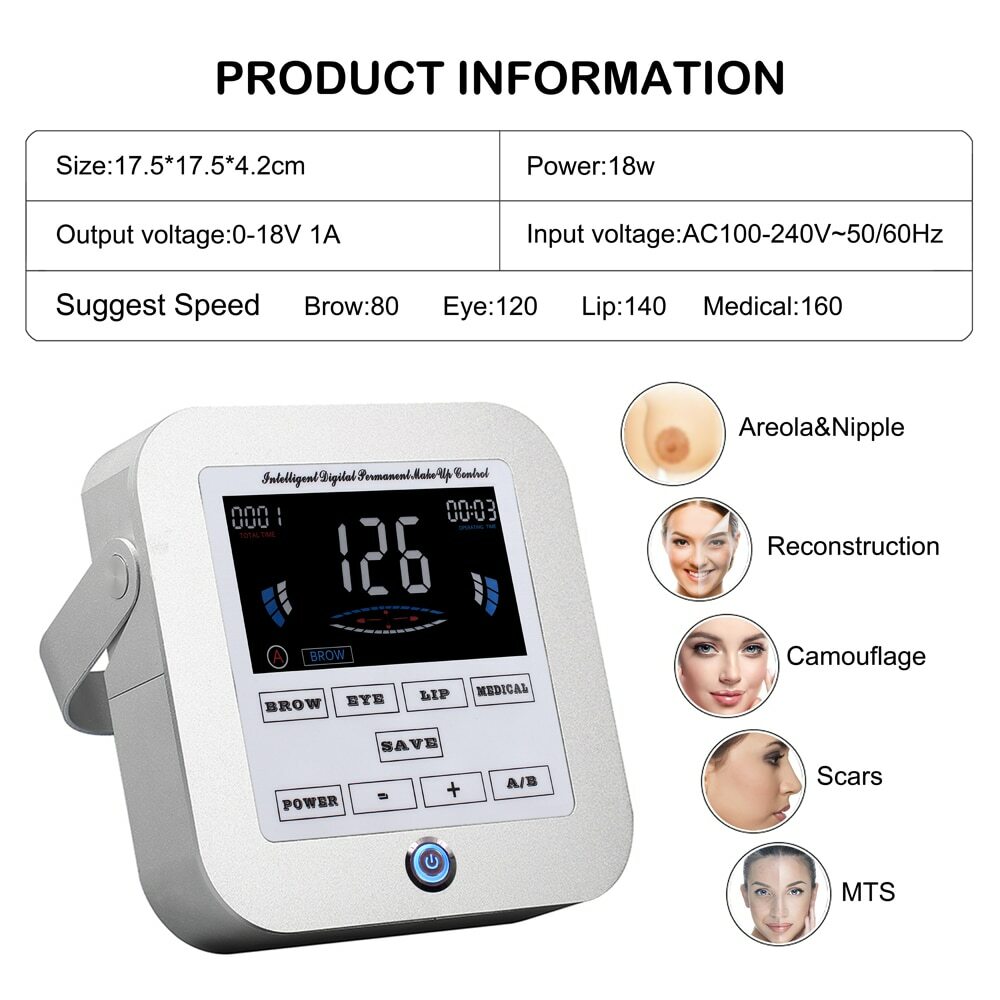 Biomase Permanent Makeup Machine Kit Professional Machine for Eyebrow Lips