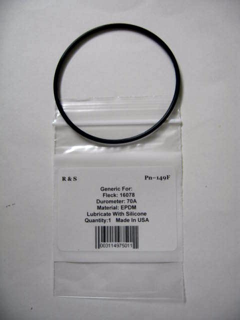 Fleck 16078 o-ring / R&S 149F / FDA EPDM Material / Control Valve O-Ring