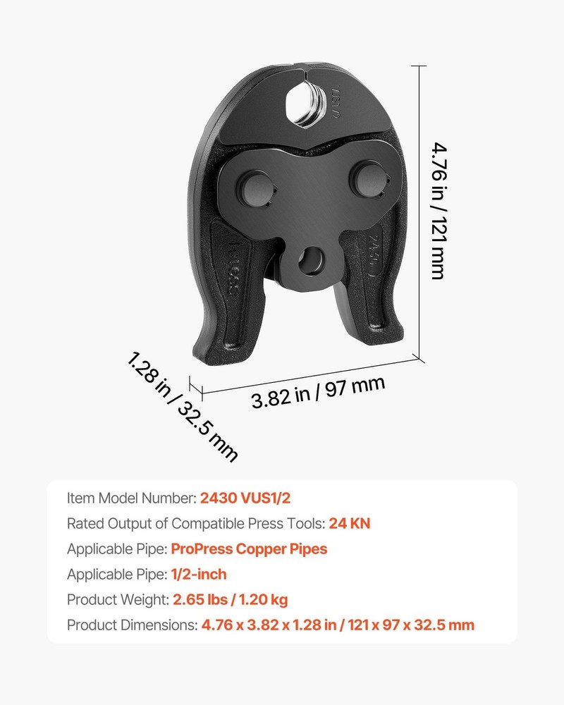 1/2" ProPress Jaw for 24KN Compact Press Tools