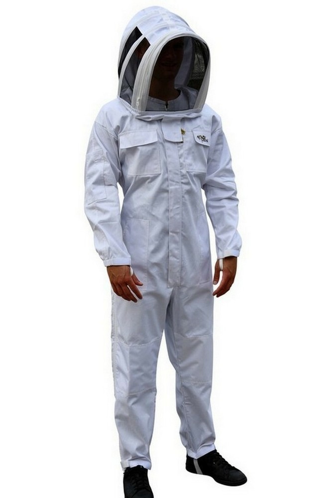 BEEKEEPING STARTER HEAVY DUTY POLY COTTON SUIT, GLOVES, BEEHIVE, FRAMES & TOOLS